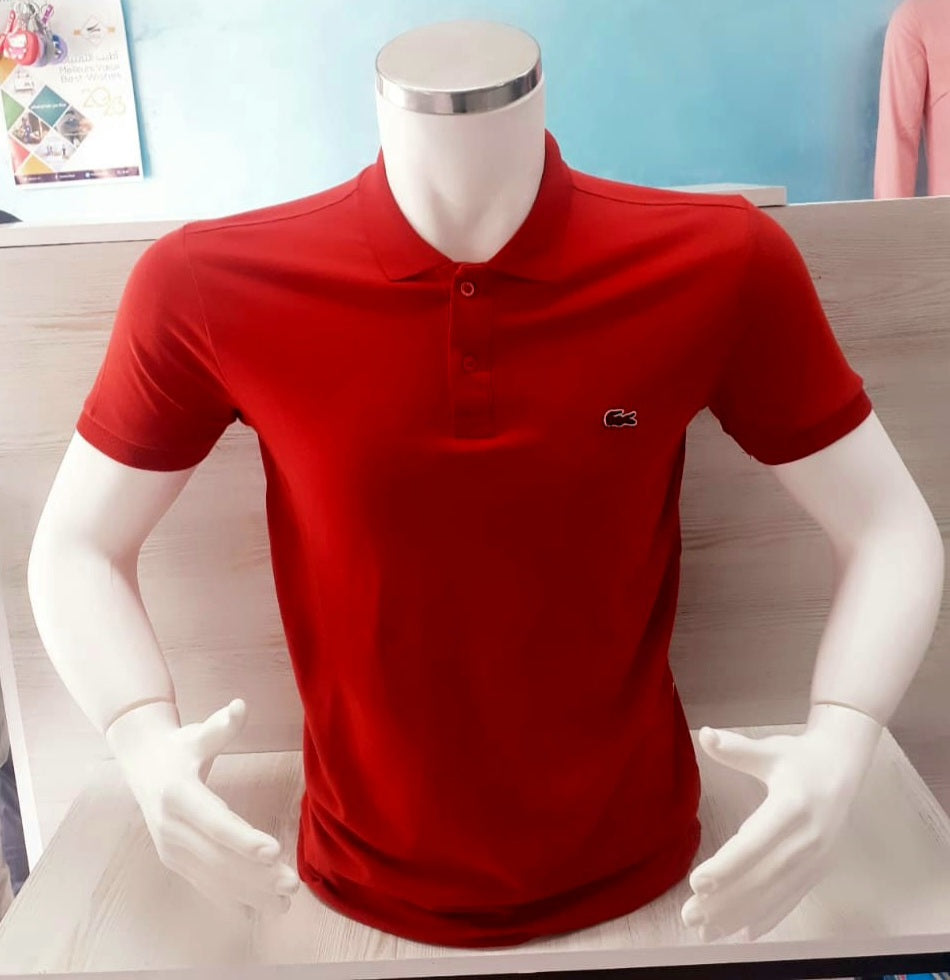 Polo rouge LACOSTE premier choix