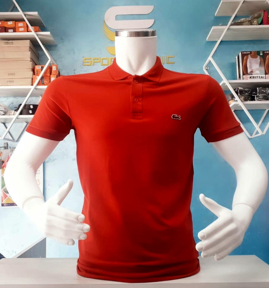 Polo rouge LACOSTE premier choix