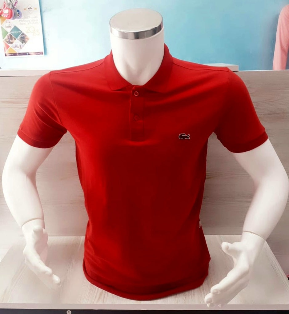 Polo rouge LACOSTE premier choix
